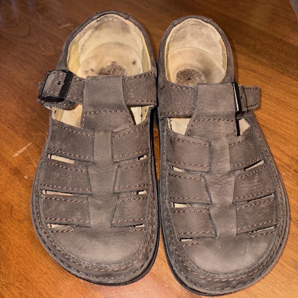 Birkenstocks Footprints Madeira Fisherman Sandals Brown Size 36 W5 230 - Picture 2 of 5